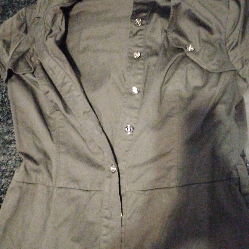 Bandolino Black Midi Shirt Dress